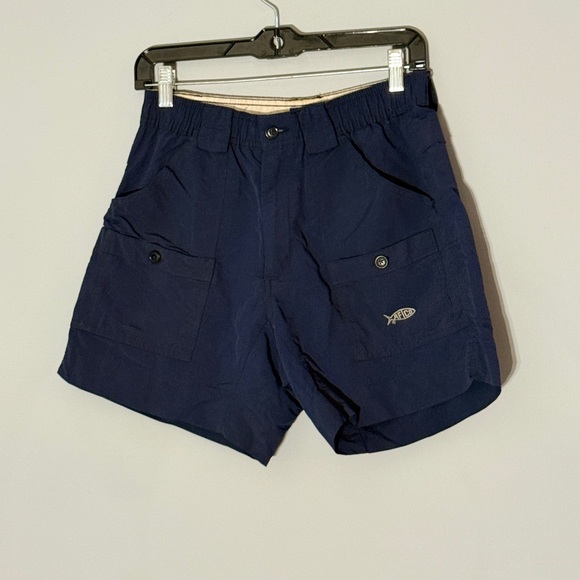 AFTCO Dark Blue Cargo Shorts - Picture 1 of 6